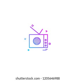 Radio icon design vector
