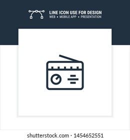 radio icon design vector illustration