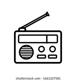 radio icon design vector template