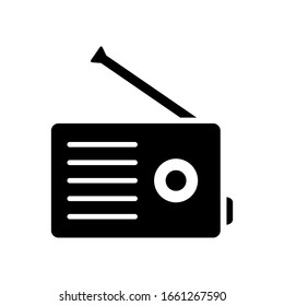 radio icon design vector template