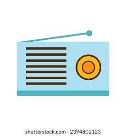 radio icon design vector template simple and modern