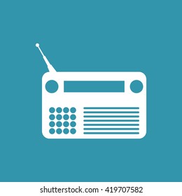 Radio Icon. Eps-10.
