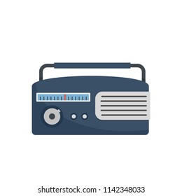 Am radio icon. Flat illustration of am radio vector icon for web isolated on white