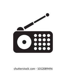 radio icon illustration isolated vector sign symbol