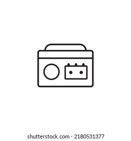 radio icon illustration simple disign