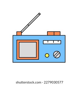 Radio icon illustration vector design