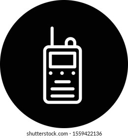 radio icon isolated on background
