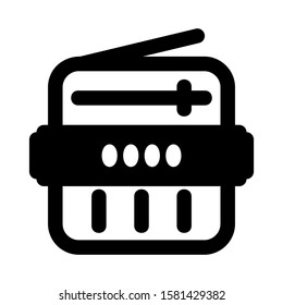 radio icon isolated sign symbol vector illustration - high quality black style vector icons
