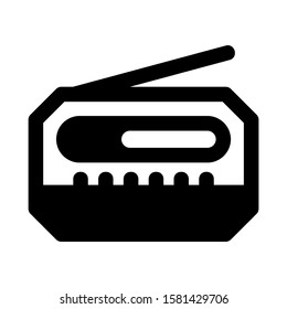 radio icon isolated sign symbol vector illustration - high quality black style vector icons
