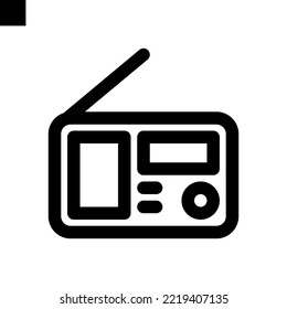 Funksymbol-Stil-Vektorgrafik