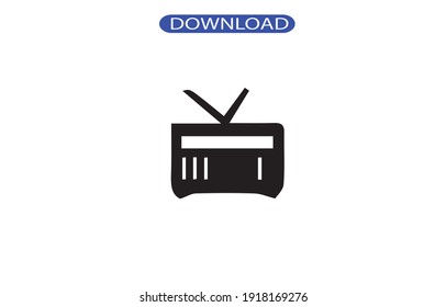 Icono de radio o logotipo de alta resolución