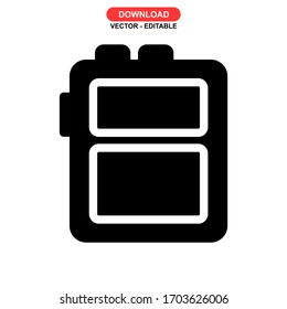 radio icon or logo isolated sign symbol vector illustration - high quality black style vector icons
