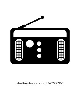 radio  icon or logo isolated sign symbol vector illustration - high quality black style vector icons
