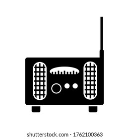 radio  icon or logo isolated sign symbol vector illustration - high quality black style vector icons
