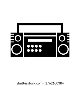 radio  icon or logo isolated sign symbol vector illustration - high quality black style vector icons
