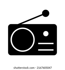 radio icon or logo isolated sign symbol vector illustration - high quality black style vector icons
