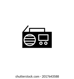 Radio icon on white background. Perfect use for web, pattern, design, icon, ui, ux, etc.