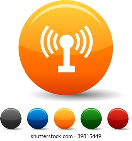 Radio icon set. Vector illustration.