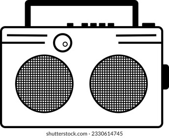 Radio icon sign. Electronics signs and symbols.