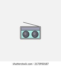 Radio icon sign vector,Symbol, logo illustration for web and mobile