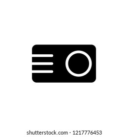 Radio icon. Simple glyph vector of web set for UI and UX, website or mobile application