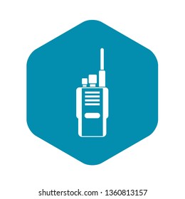 Radio icon in simple style isolated on white background. Communication symbol