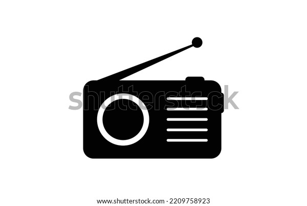 Radio Icon Simple Vector Design Radio Stock Vector (Royalty Free ...