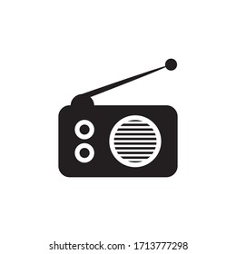 Radio Icon In Trendy  Design Vector Eps 10