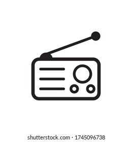 Radio Icon In Trendy Design Vector Eps 10