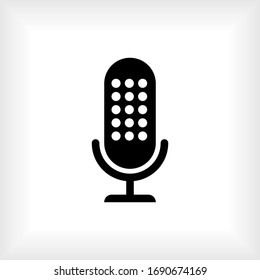 Radio Icon. Universal Interface Element, Podcast Sign. Broadcast Symbol - Vector.