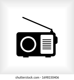 Radio Icon. Universal Interface Element, Sign and Symbol - Vector.