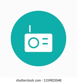 radio icon vector