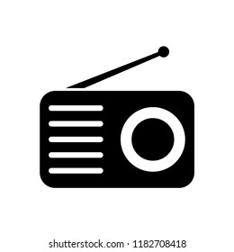 radio icon vector