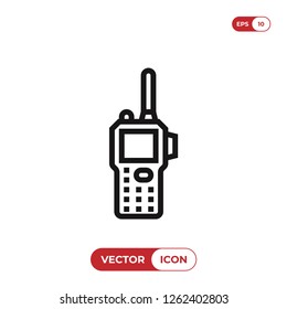 Radio icon vector
