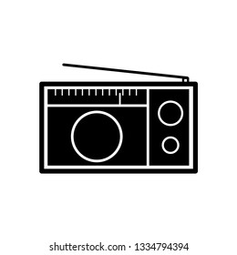 radio icon vector