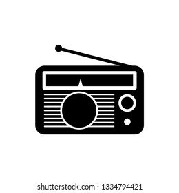 radio icon vector