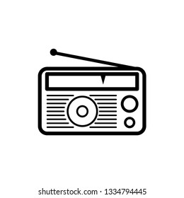 radio icon vector
