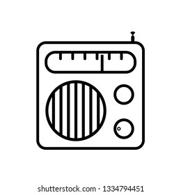 radio icon vector