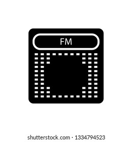 radio icon vector