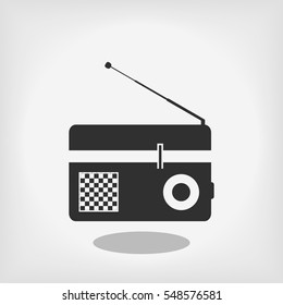 Radio icon, vector best flat icon, EPS