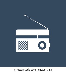 Radio icon, vector best flat icon, EPS