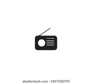 radio icon vector design element logo template