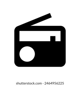 Radio icon vector design in eps 10