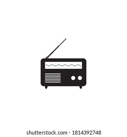 Radio icon vector design illustration template