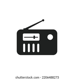 radio icon vector design illustration