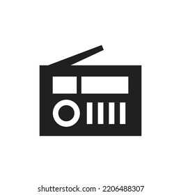 radio icon vector design illustration