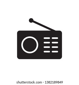 Radio icon vector design template