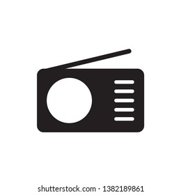 Radio icon vector design template