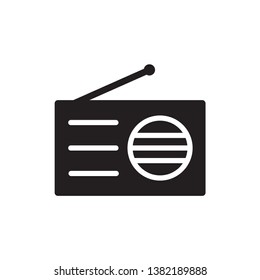 Radio icon vector design template