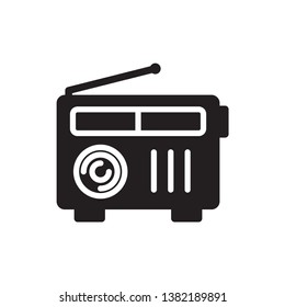 Radio icon vector design template